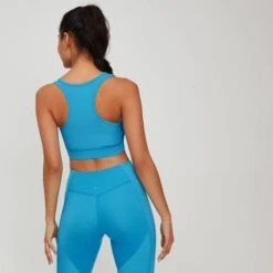MP Women's Textured Training Sports Bra - Malibu -Sportliche Kleidung Geschäft 12217711 1504737056830068