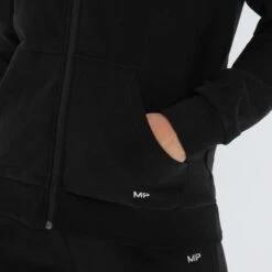 MP Damen Essentials Zip Through Hoodie - Schwarz -Sportliche Kleidung Geschäft 12402029 2805049066710589