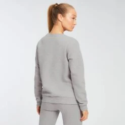 MP Damen Essentials Sweatshirt - Grey Marl -Sportliche Kleidung Geschäft 12402059 9764859049037200