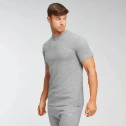 MP Herren T-Shirt - Grey Marl -Sportliche Kleidung Geschäft 12433659 1714859050709325