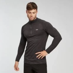 MP Performance 1/4 Mit Reißverschluss - Schwarz/Grau -Sportliche Kleidung Geschäft 12459521 9384807989945684