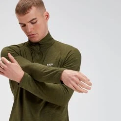 MP Performance 1/4 Zip - Militärgrün/Schwarz -Sportliche Kleidung Geschäft 12459535 1824906041184287