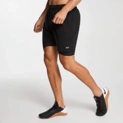 MP Herren 2-in-1 Training Shorts - Schwarz -Sportliche Kleidung Geschäft 12517959 1024889409682269