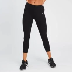 MP Power 3/4-Leggings Für Damen – Schwarz