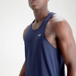 MP Herren Trainings-Tanktops Mit Ringerrücken – Navy -Sportliche Kleidung Geschäft 12652716 1094821024848580