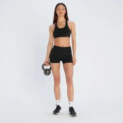 MP Damen Power Booty Shorts – Schwarz -Sportliche Kleidung Geschäft 12698364 2055049067016889