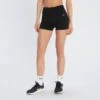 MP Damen Power Booty Shorts – Schwarz -Sportliche Kleidung Geschäft 12698364 4905049066828498 1