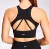 MP Damen Power Longline Sport-BH – Schwarz -Sportliche Kleidung Geschäft 12698420 5424856546090400