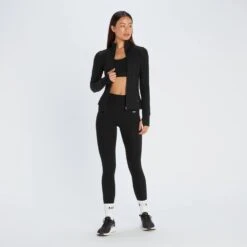 MP Damen Power Netz Slim Fit Jacke — Schwarz -Sportliche Kleidung Geschäft 12698492 1875049068006463
