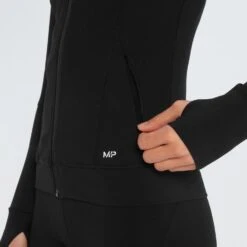 MP Damen Power Netz Slim Fit Jacke — Schwarz -Sportliche Kleidung Geschäft 12698492 8105049067948398