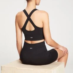 MP Damen Shape Nahtlose Radlerhose — Schwarz -Sportliche Kleidung Geschäft 12698540 1994862246273862