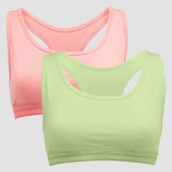 MP Damen Essentials Bralette — Weiß (2er-Pack) -Sportliche Kleidung Geschäft 12713113 9474859052220965