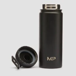 MP Medium Metall Wasserflasche – Schwarz – 500 ml -Sportliche Kleidung Geschäft 12713305 2044878300373842