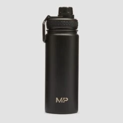 MP Medium Metall Wasserflasche – Schwarz – 500 ml