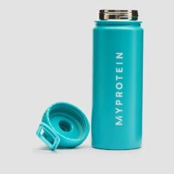 Myprotein Mittelgroße Metallwasserflasche – Blau – 500 ml -Sportliche Kleidung Geschäft 12713308 1224878300590562