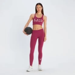 MP Damen Essentials Trainings-BH Mit Aufdruck – Violett -Sportliche Kleidung Geschäft 12715396 5495049068937321