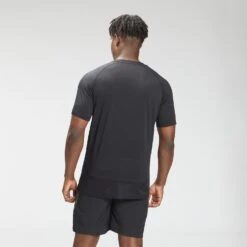 MP Herren Tempo Short Sleeve T-Shirt - Schwarz -Sportliche Kleidung Geschäft 12761391 4574873890674208