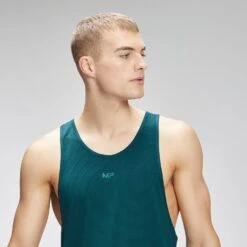 MP Herren Velocity Tanktop Mit Ringerrücken ― Deep Teal -Sportliche Kleidung Geschäft 12761625 1934870009707360