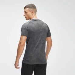 MP Herren Essential Seamless Kurzarm-Grafik T-Shirt — Schwarz -Sportliche Kleidung Geschäft 12762300 7234882196809092