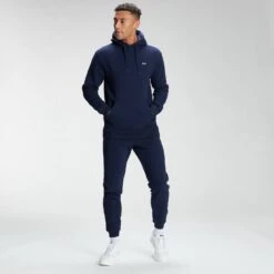 MP Herren Essentials Kapuzenpulli — Navy -Sportliche Kleidung Geschäft 12763065 6234868196440199