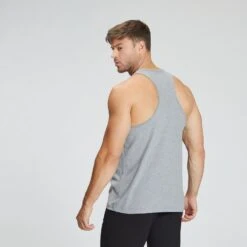 MP Herren Essentials Tanktop Mit Ringerrücken — Klassisch Hellgrau -Sportliche Kleidung Geschäft 12763263 1184864310021931