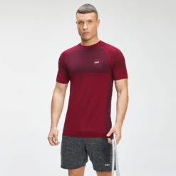 MP Essential Seamless Kurzarm-T-Shirt Für Herren - Olivgrün Meliert -Sportliche Kleidung Geschäft 12763859 1624884485314575 2