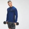 MP Herren Essential Seamless Langarmshirt — Intensive Blue Marl -Sportliche Kleidung Geschäft 12763868 3154882197767616 2