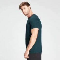 MP Men's Performance Short Sleeve T-Shirt - Deep Teal Marl -Sportliche Kleidung Geschäft 12763914 4924853133903618