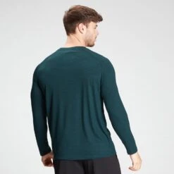 MP Men's Performance Long Sleeve Top - Deep Teal Marl -Sportliche Kleidung Geschäft 12763968 2024853135755998