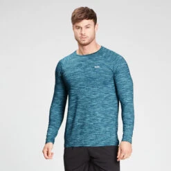 MP Men's Performance Long Sleeve Top - Deep Teal Marl -Sportliche Kleidung Geschäft 12763977 4334853135896500 2