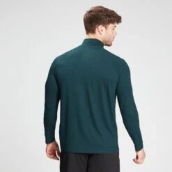 MP Men's Performance 1/4 Zip Top - Deep Teal Marl -Sportliche Kleidung Geschäft 12764013 1554853137317354