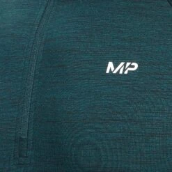 MP Men's Performance 1/4 Zip Top - Deep Teal Marl -Sportliche Kleidung Geschäft 12764013 1644853137371585