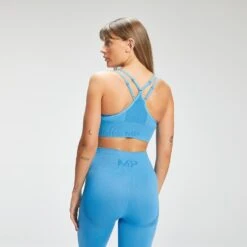 MP Damen Tempo Seamless Sport-BH - Intensives Blau -Sportliche Kleidung Geschäft 12767049 5294878561617052