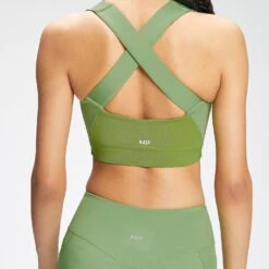 MP Damen Tempo Cross Back Repreve® Sport-BH - Apfelgrün -Sportliche Kleidung Geschäft 12767304 5074873335242043