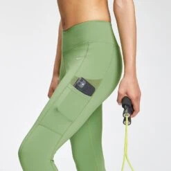MP Damen Tempo 7/8 Repreve®Leggings - Apfelgrün -Sportliche Kleidung Geschäft 12767336 3464873335649596