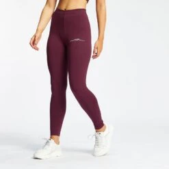 MP Damen Mini-Mark-Grafik-Leggings – Merlot