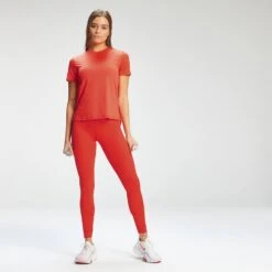 MP Damen Power Ultra T-Shirt Mit Geteiltem Rücken — Feuer -Sportliche Kleidung Geschäft 12767656 1104878568752117