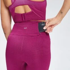 MP Damen Velocity Nahtlose Leggings — Deep Pink -Sportliche Kleidung Geschäft 12767784 3404875122741049
