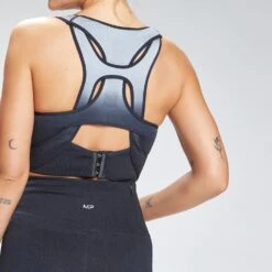 MP Damen Velocity Nahtloser Sport-BH — Schwarz