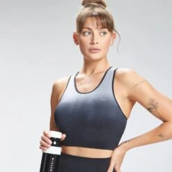 MP Damen Velocity Nahtloser Sport-BH — Schwarz -Sportliche Kleidung Geschäft 12767824 3074875124118589