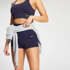 MP Damen Shape Nahtlose Booty Shorts — Navy -Sportliche Kleidung Geschäft 12773663 9334885507872162