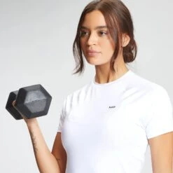 MP Damen Essentials Training Slim Fit T-Shirt — Weiß -Sportliche Kleidung Geschäft 12773767 1744863797708193