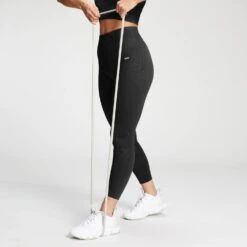 MP Damen Shape Nahtlose 7/8 Leggings — Schwarz -Sportliche Kleidung Geschäft 12775179 1454891265595720