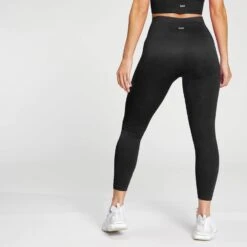 MP Damen Shape Nahtlose 7/8 Leggings — Schwarz -Sportliche Kleidung Geschäft 12775179 2054891265539410