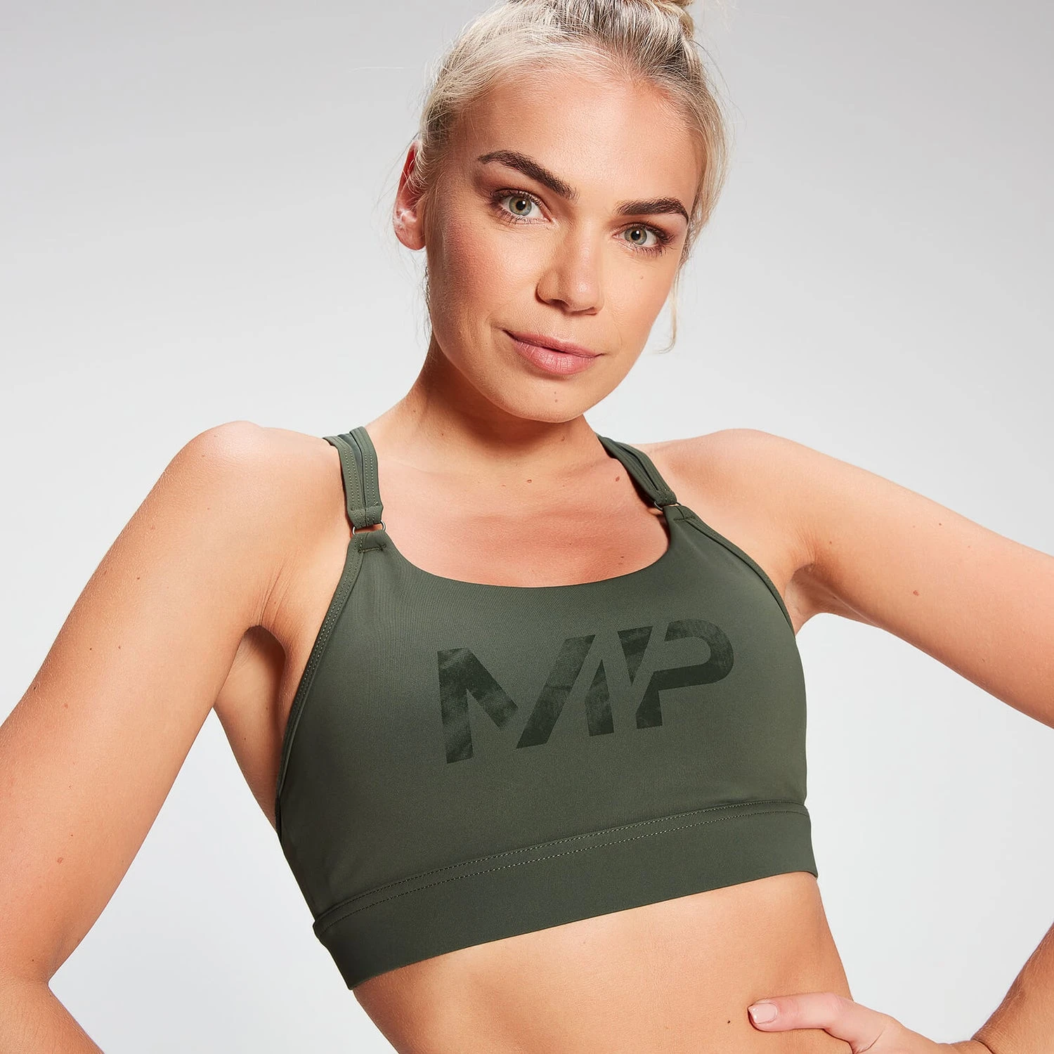 MP Damen Trainings-Sport-BH Mit Racerback — Vine Leaf 6 MP Damen Trainings-Sport-BH Mit Racerback — Vine Leaf – Bild 4