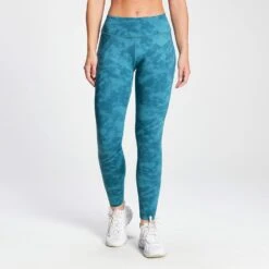 MP Damen Wendbare Trainingsleggings — Ozeanblau