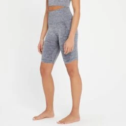 MP Damen Composure Nahtlose Radlerhose — Galaxy Blau