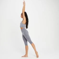 MP Damen Composure Nahtlose Capri Leggings — Galaxy Blau -Sportliche Kleidung Geschäft 12782962 7695007889937322