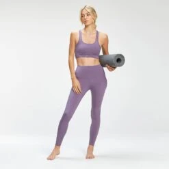 MP Damen Composure Sport-BH Mit Gedrehtem Rücken — Smokey Purple -Sportliche Kleidung Geschäft 12783010 1874882690019487