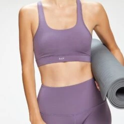MP Damen Composure Sport-BH Mit Gedrehtem Rücken — Smokey Purple -Sportliche Kleidung Geschäft 12783010 5564882690117539